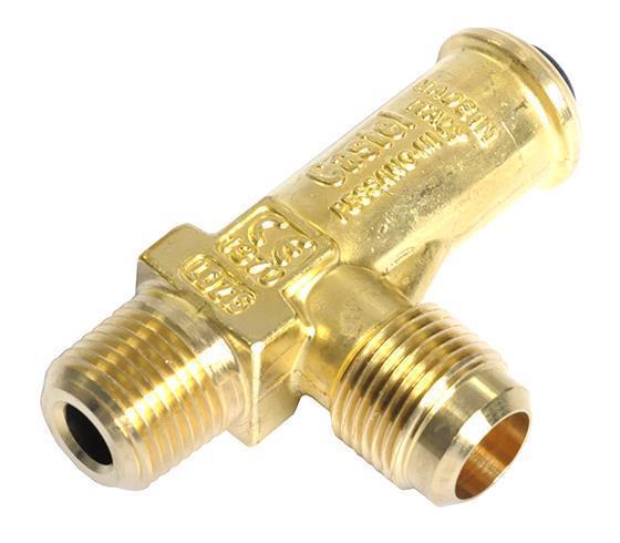 Safety valve CASTEL 3060 / 34C150, 3/8 "NPT - 1/2" SAE, 15 bar