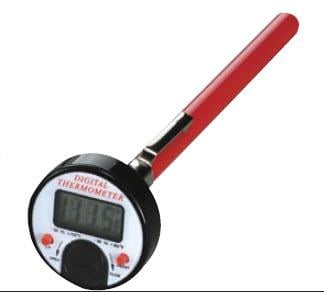 Pocket thermometer,dig.,dia.25mm (-50°+150°C)/°F