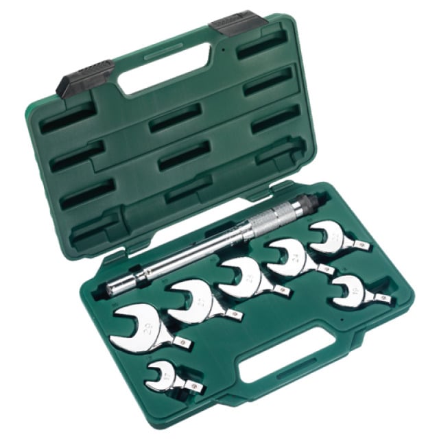 Refco 4666034 Torque spanner set 10 to 75 Nm, 17, 19, 22, 24, 26, 27, 29 mm