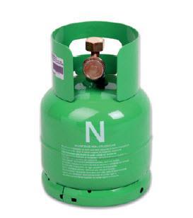 2.5 litre refillable cylinders without refrigerant with riser tube WIGAM WR2.5K-TPED/47