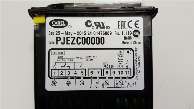 Controllore Compressore Controllore Elettronico CAREL PJEZC0H000 - 230V 50/60Hz Per Impianti Refrigerazione Controllore Carel