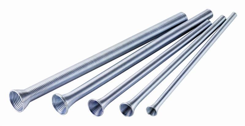 Pipe bending spring set 5 for 1/4, 5/16, 3/8, 1/2 & 5/8" Mastercool