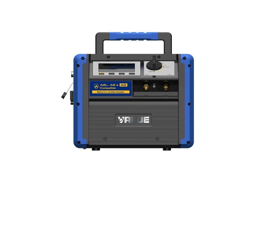 Value VRDDF refrigerant recovery unit – A2L, A2, A3, R600A, R1234YF – ATEX-certified