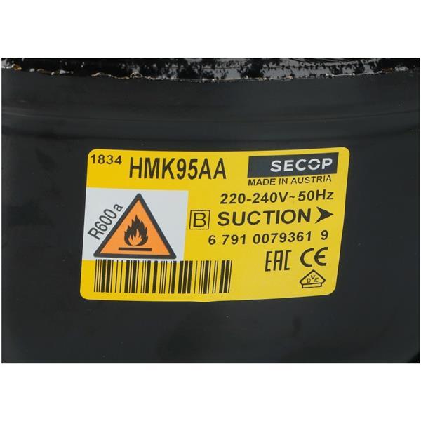 Compressore Per Frigorifero SECOP – TLES8 HMK95AA – 1/5 HP 167W – Gas R600a – Nuovo