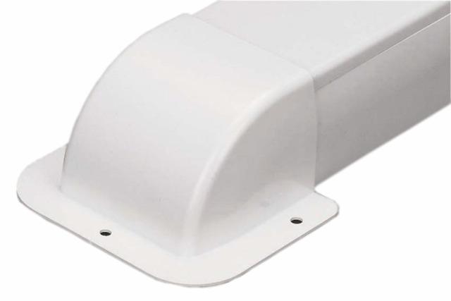 Optimal-Duct wall duct OD-110 RAL9003