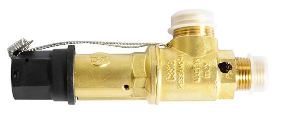 Safety valve CASTEL 3030/44C400, flared connection 1/2 "NPT, 40 bar