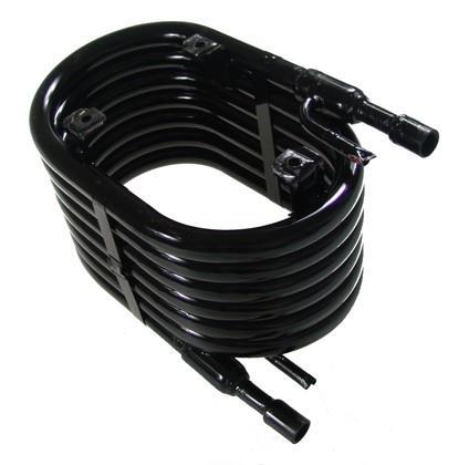 KTT-03 tube condenser, 10.53 kW, ODS connection: Refrigerant 1/2", water 3/4"