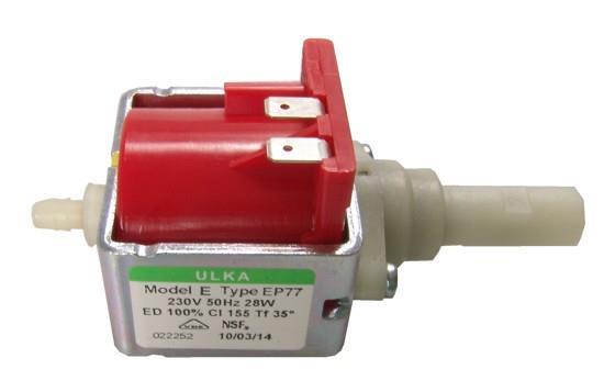 ULKA EP 77-28 W pump, plastic, connection lugs, mounting plate