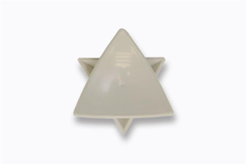 Shell shape for small rounded corner PVC - RAL 9010