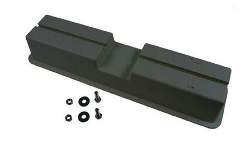 Floor bracket, L = 420 mm, H = 72 mm, load capacity 120 kg, white