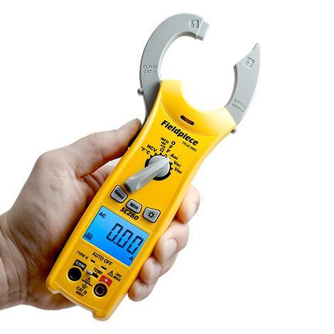 Compact clamp-on ammeter with true RMS display SC260 FIELDPIECE