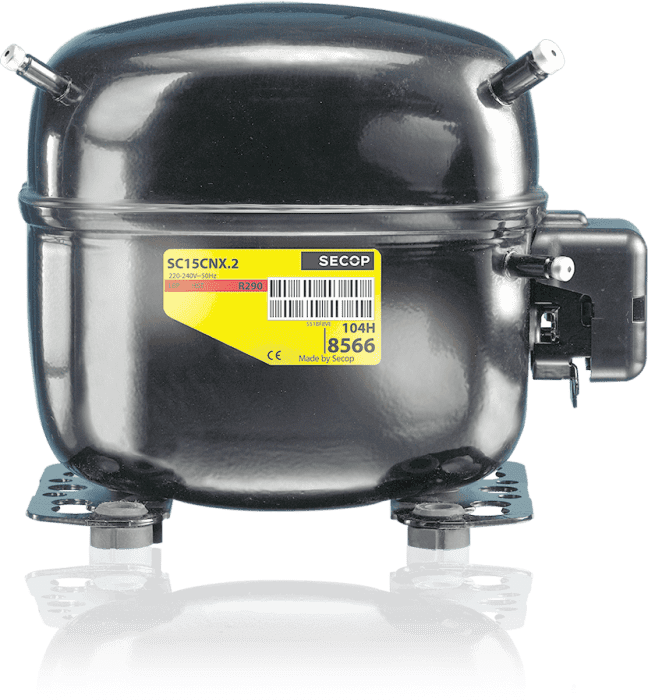 Compressor SECOP / Danfoss SC12G / SC12GX, LBP/HBP - R134a, 220-240V, 50-60 Hz, 104G8240