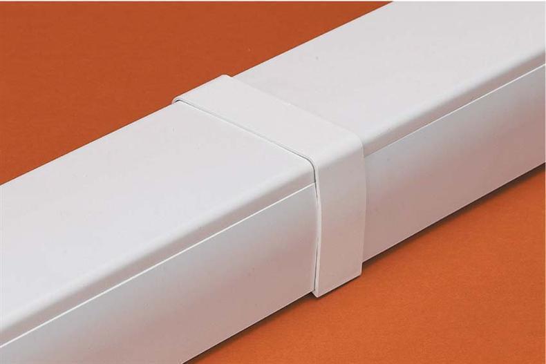 Optimal-Duct connector OD-90 - RAL9003 Packaging 10 pcs.