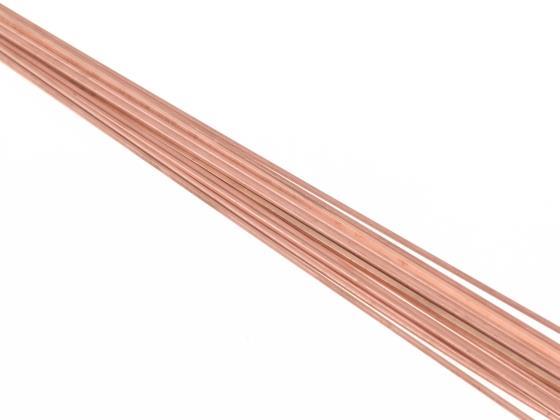 Phosphorus solder - brazing alloy L-CU P6, D = 2.0 mm, L = 500 mm