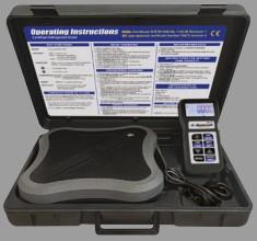 Black Series certified refrigerant scale with Bluetooth, capacity 50kg calibratable, programmable
