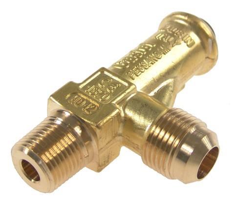 Safety valve CASTEL 3060/46C190, screws 1/2" NPT - 3/4" G, 19 bar