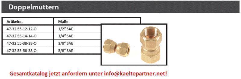 Double nut screw connection