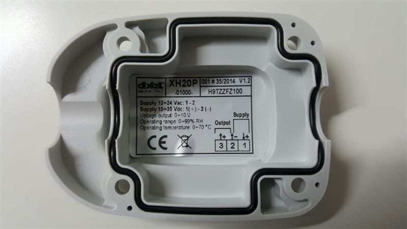 Humidity sensor Dixell / Copeland XH 20P - 01000, 0-10Vdc