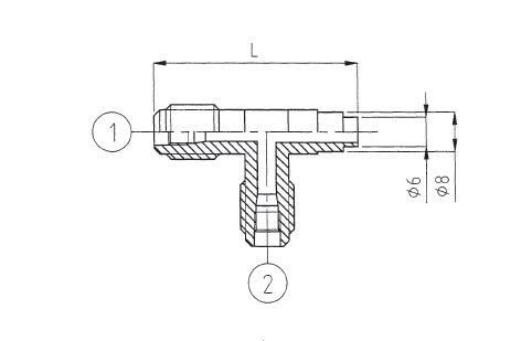 T-piece WIGAM 892/02