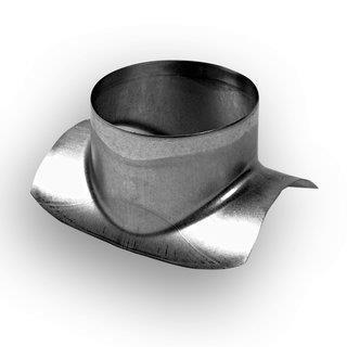 Saddle piece 90° made of galvanised sheet steel, with seal, Ø 125 to 315 mm, for ventilation duct