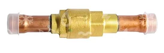 Check valve Castel 3132/7, solder in straight-through form, 22 mm ODS, KV 5 m3/h,