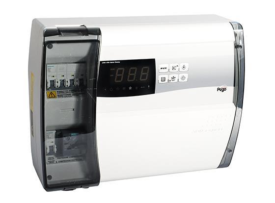 Refrigeration controller PEGO ECP 300 EXPERT EVD409, 400V, 50/60 Hz, 16A, IP65