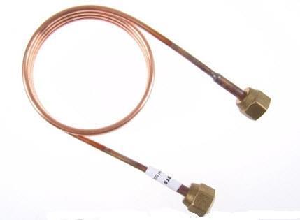 Pressure equalisation line / capillary tube with nuts