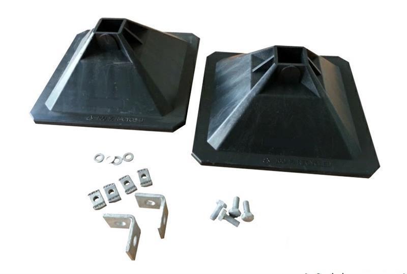 H Frame kit 305 mm incl. feet, brackets and incl. feet and fixing kits (without crossbar)