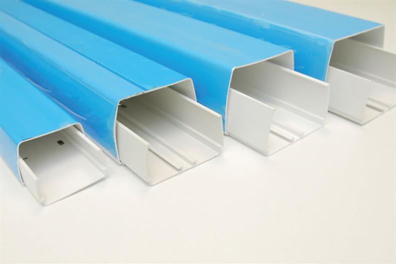 Optimal-Duct 80 (80x60 mm) mounting duct L=2 m - RAL9003, minimum order quantity 16 metres