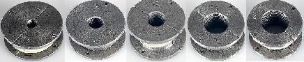 Flanging bell + clamping jaws