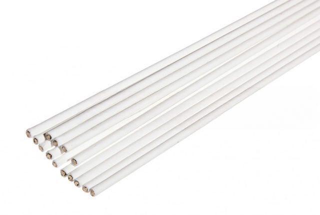 Silver solder coated 45% 1 kg, L=500 mm, metal content 2.0 mm diameter, with flux coating 3.38 mm