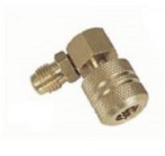 Shut-off valve 90° 13mm automatic x 1/4" FFL