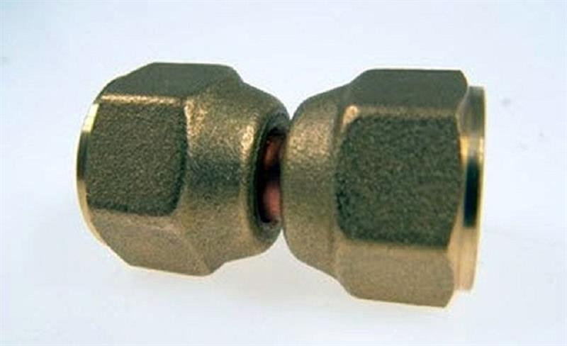 Double nut screw connection