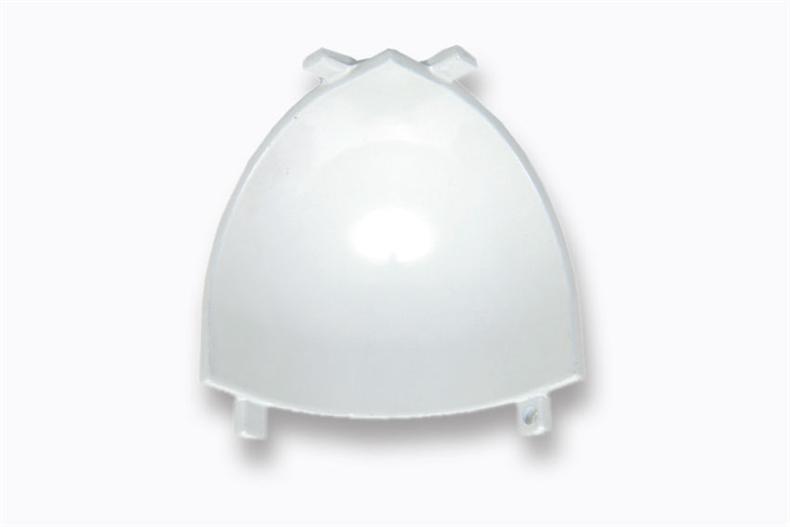 ALU shell shape for rounded corners - large model - RAL 9002