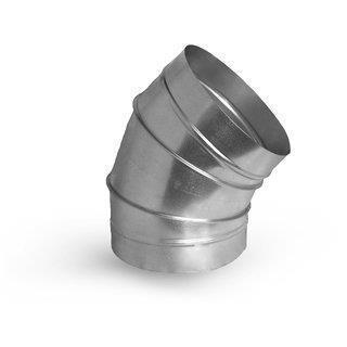 Elbow angle 45 ° NW 200 Spiral duct
