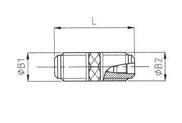 Filler neck 1/4 "SAE x 1/4 "C WIGAM 3BA