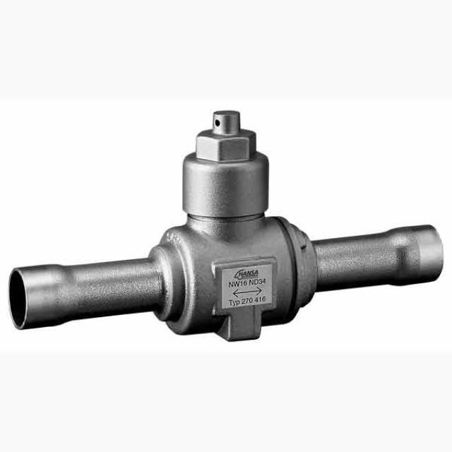 Hansa ball valve KAV8 2270408050 Ball shut-off valve without Schrader 8mm soldering