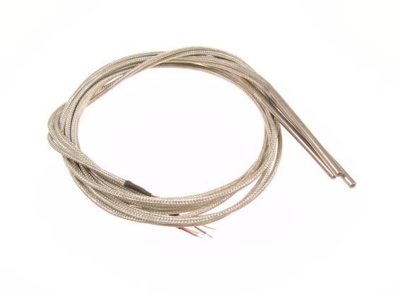 PTC sensor, l = 2 m, Vetrotex, chrome cover 6x100 mm, 300-V, BETA. Temperature range from -40 to +270°C/ Accessories for cooling controller