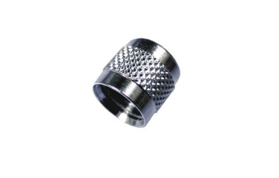 Valve cap screw 1/4 "SAE, SCHRADER (cap for Schrader valve, end cap, sealing cap, Schrader valve cap)