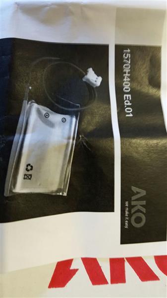 AKO battery 1570H400 Ed.01 - Li-Poly602439 +500mAh 3.7V