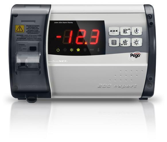 Refrigeration controller PEGO ECP202 Expert, 230 V, 16A Max, IP 65 - replaces the ECP200 Expert