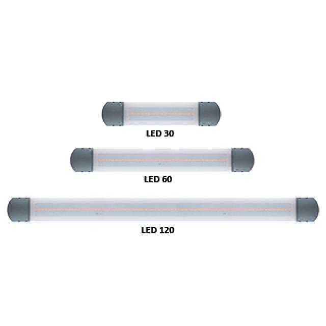 Pego SPZ-LED-030 230V 200LED30 LED cold room light IP65 419mm long