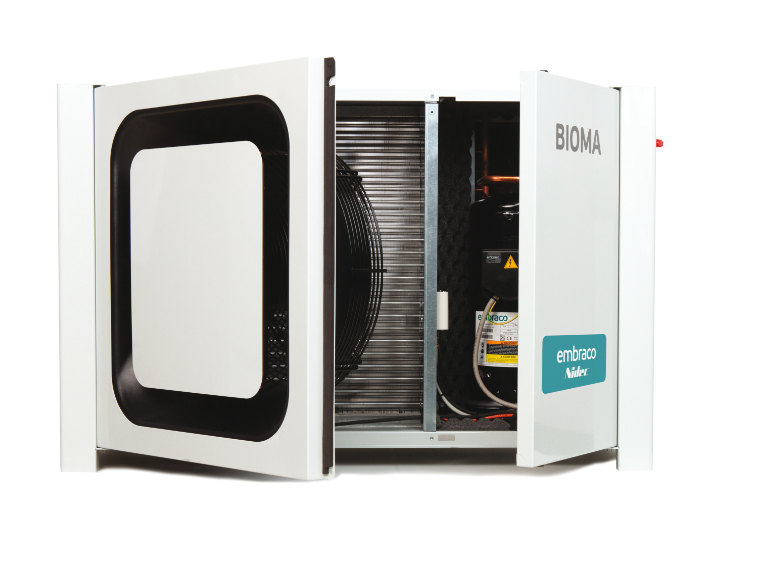 Unità condensatrice Embraco completamente ermetica Bioma UP-SE2008GS R404A, R449A, R452A, 400V-50Hz