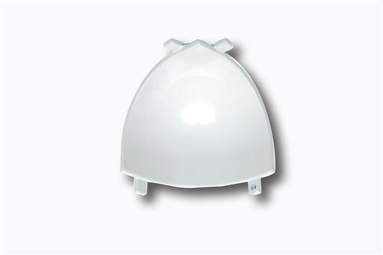 ALU shell shape for small rounded corner - RAL9002