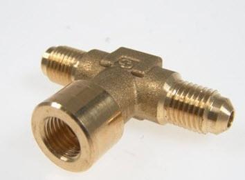 T-piece 1/4" x 1/4" x 1/8" NPT F