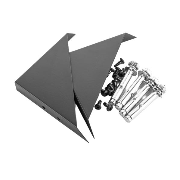 Evolar mounting set aluminium dark anthracite