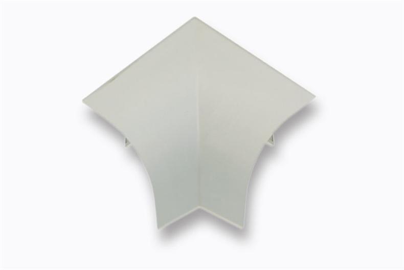 Rounded outer corner - large model PVC - RAL 9002