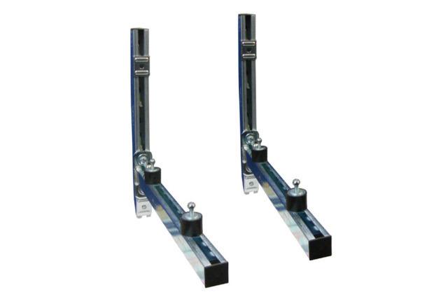 Kit wall brackets galvanised 38x40x520 mm incl. vibration damper M8