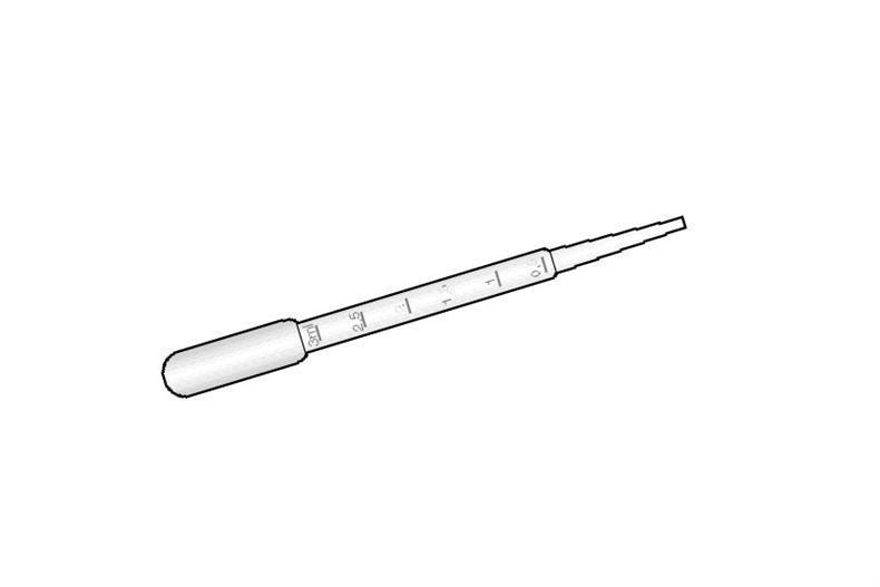 Pipette for Froth-Pak spray nozzle