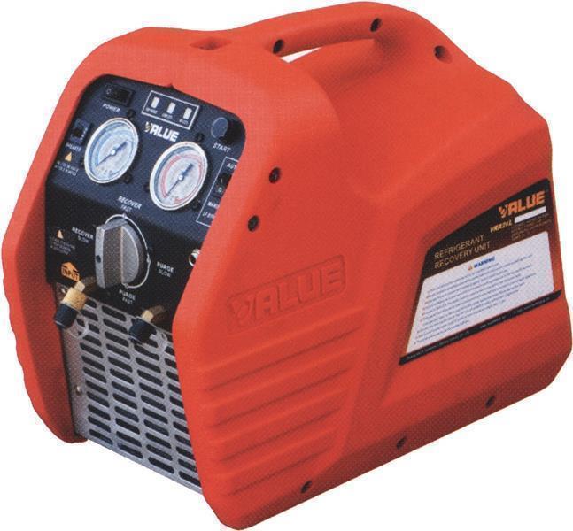 VRR-24LOS-R32 extraction unit with oil separator for R32, 1234yf